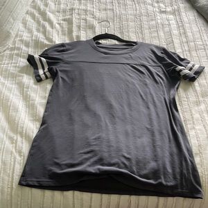 Gray Activewear Top